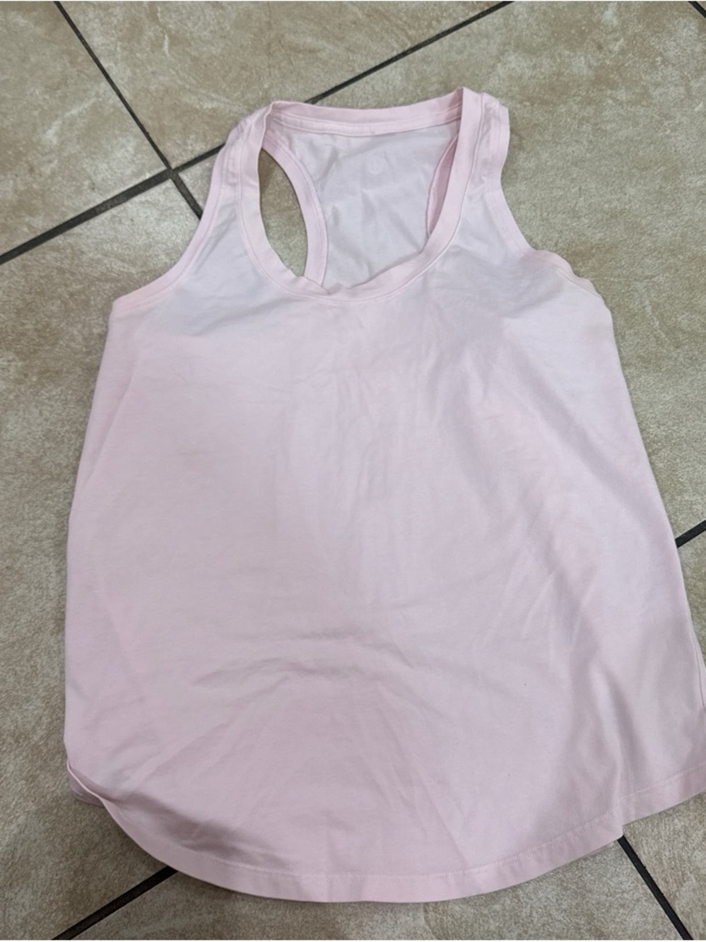 lululemon athletica Light Pink Racerback Tank